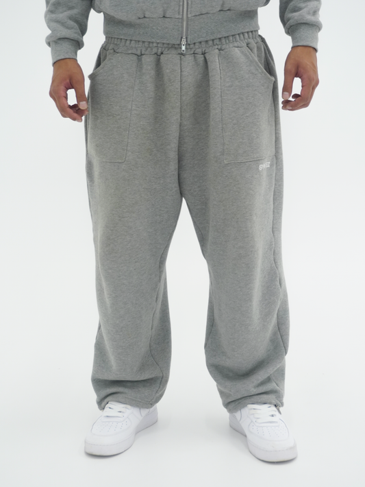 SOLO STRAIGHT SWEATPANTS - GREY