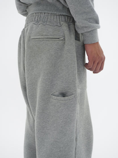 SOLO STRAIGHT SWEATPANTS - GREY