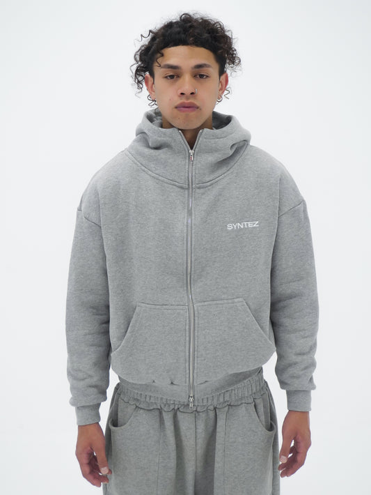 SOLO ZIP UP - GREY