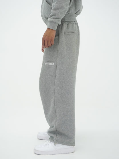 SOLO STRAIGHT SWEATPANTS - GREY