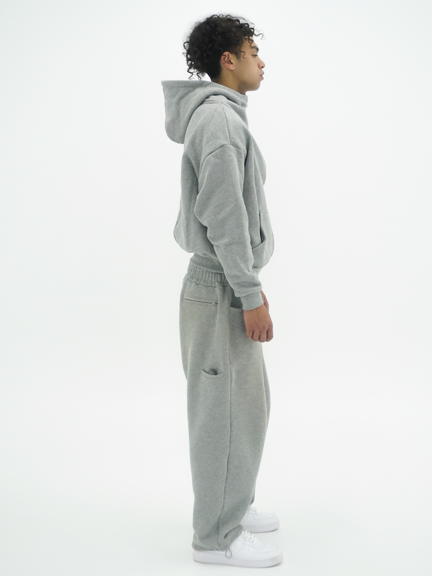SOLO ZIP UP - GREY