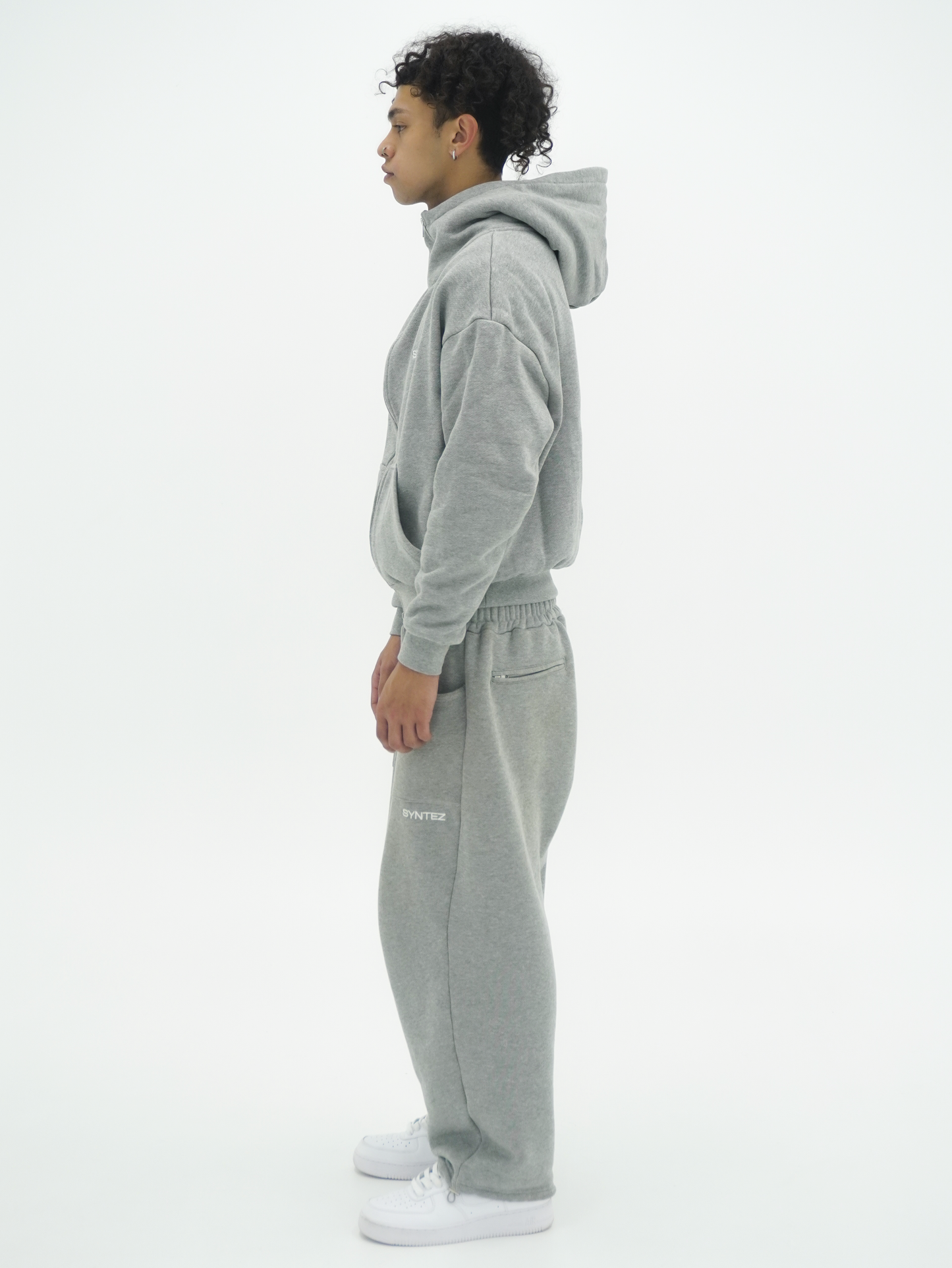 SOLO ZIP UP - GREY