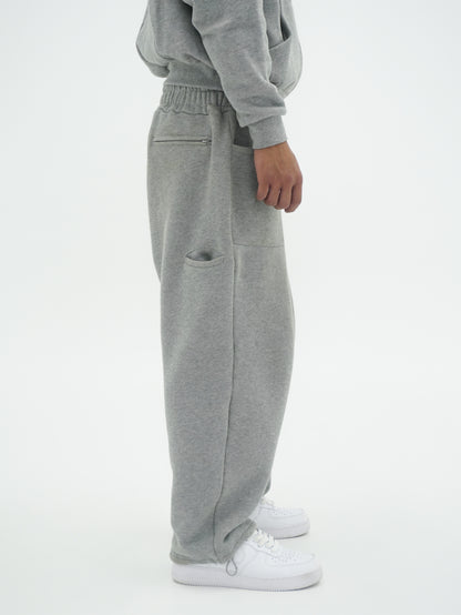 SOLO STRAIGHT SWEATPANTS - GREY